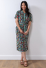 Lily & Me Causeway Collared Floral Print Midi Dress