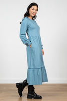 Lily & Me Leafield Organic Cotton Dress Sea Mist
