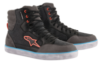 Alpinestars J-6 Waterproof Canvas Black Anthracite Light Blue,  Size: 10.5