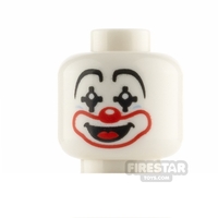 LEGO Mini Figure Heads Clown with Pointed Eyes