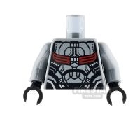 LEGO Mini Figure Torso - Falcon - Dark Blueish Gray