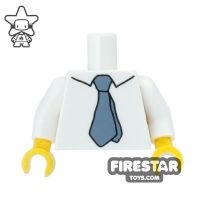 LEGO Mini Figure Torso - The Simpsons - Hans Moleman - Shirt and Tie