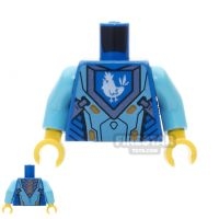 LEGO Minifigure Torso Circuitry with Chicken