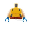 LEGO Minifigure Torso Wolverine Muscles with Red Belt