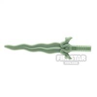 LEGO Minifigure Weapon Sword with Curved Blade and Elaborate Hilt