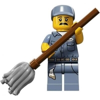 LEGO Minifigures - Janitor