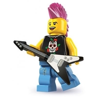 LEGO Minifigures - Punk Rocker