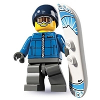 LEGO Minifigures - Snowboarder Guy