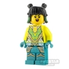 LEGO Monkie Kid Minifigure Mei in Neon Yellow Armor