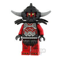 LEGO Nexo Knights Mini Figure - Ash Attacker - Flat Silver Horns