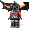 LEGO Nexo Knights Mini Figure - Ash Attacker - Orange Horns and Wings