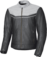 Held Heyden Motorrad Lederjacke,  schwarz-grau,  Größe 58 für Männer