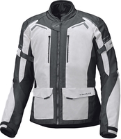 Held Kane wasserdichte Motorrad Textiljacke,  schwarz-grau,  Größe L für Männer
