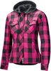 Held Lumberjack II Damen Motorrad Textiljacke,  schwarz-pink,  Größe 2XL