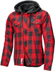 Held Lumberjack II Motorrad Textiljacke,  schwarz-rot,  Größe 4XL für Männer