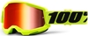 100% Strata II Extra Motocross Goggles,  black-yellow,  black-yellow,  Size One Size