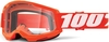 100% Strata II Motocross Goggles,  white-orange,  white-orange,  Size One Size