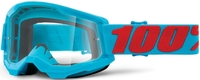 100% Strata II Summit Motocross Goggles,  red-blue,  red-blue,  Size One Size