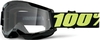 100% Strata II Upsol Motocross Goggles,  black-yellow,  black-yellow,  Size One Size