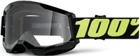 100% Strata II Upsol Motocross Goggles,  black-yellow,  black-yellow,  Size One Size