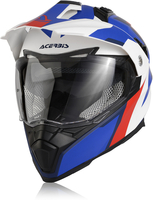 Acerbis Flip FS-606 Enduro Helmet,  white-red-blue,  Size XS,  white-red-blue,  Size XS