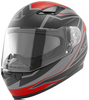 Acerbis Full Face X-Street Helmet,  black-red,  Size L,  black-red,  Size L