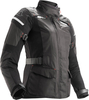 Acerbis Glen Ladies Textile Jacket,  black,  Size L for Women,  black,  Size L for Women