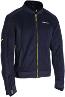 Acerbis Gordon waterproof Motorcycle Textile Jacket,  blue-yellow,  Size XL for Men