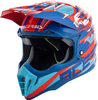 Acerbis Impact 3.0 Motocross Helmet,  red-blue,  Size S,  red-blue,  Size S