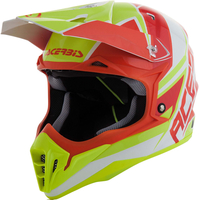 Acerbis Impact 3.0 Motocross Helmet,  red-yellow,  Size S,  red-yellow,  Size S