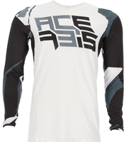 Acerbis J-Flex 1 Motocross Jersey,  black-white,  Size M,  black-white,  Size M