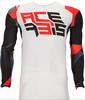 Acerbis J-Flex 1 Motocross Jersey,  white-red,  Size L,  white-red,  Size L