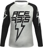 Acerbis J-Kid Blizzard Kids Motocross Jersey,  black-grey,  Size M