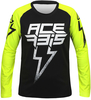 Acerbis J-Kid Blizzard Kids Motocross Jersey,  black-yellow,  Size XS