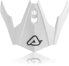 Acerbis Jet Aria Helmet Peak,  white,  white,  Size One Size