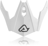 Acerbis Jet Aria Helmet Peak,  white,  white,  Size One Size