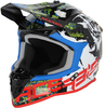 Acerbis Linear Graphic Motocross Helmet,  black-white-red,  Size XL for Men