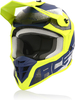 Acerbis Linear Motocross Helmet,  blue-yellow,  Size L,  blue-yellow,  Size L