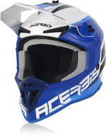 Acerbis Linear Motocross Helmet,  white-blue,  Size 2XL,  white-blue,  Size 2XL