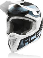Acerbis Linear Motocross Helmet,  white-blue,  Size 2XL,  white-blue,  Size 2XL