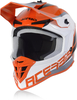 Acerbis Linear Motocross Helmet,  white-orange,  Size L,  white-orange,  Size L