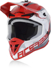 Acerbis Linear Motocross Helmet,  white-red,  Size M,  white-red,  Size M