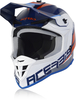 Acerbis Linear Motocross Helmet,  white-turquoise-blue,  Size 2XL,  white-turquoise-blue,  Size 2XL