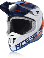 Acerbis Linear Motocross Helmet,  white-turquoise-blue,  Size L,  white-turquoise-blue,  Size L