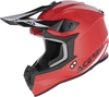 Acerbis Linear Solid Motocross Helmet,  black-red,  Size 2XL for Men