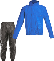 Acerbis Logo 2-Piece Rain Suit,  black-blue,  Size S,  black-blue,  Size S