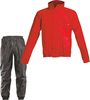 Acerbis Logo 2-Piece Rain Suit,  black-red,  Size 3XL