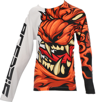 Acerbis MX J-Kid 2 Kids Motocross Jersey,  white-orange,  Size S,  white-orange,  Size S
