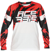 Acerbis MX J-Kid 4 Kids Motocross Jersey,  white-red,  Size S