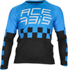 Acerbis MX J-Kid Kids Motocross Jersey,  black-blue,  Size M,  black-blue,  Size M